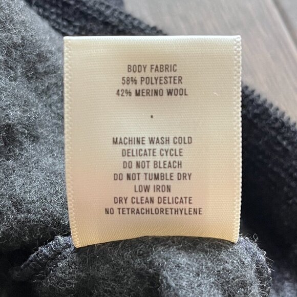 Tracksmith Rapid Transit Merino Fleece Size M Black Womens Run Athletic Pullover - Picture 6 of 8